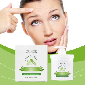 Aloe Firming Face Cream Hydrating & Nourishing Moisturizer for Glowing Skin, Anti-Aging & Soothing Care Non-Greasy