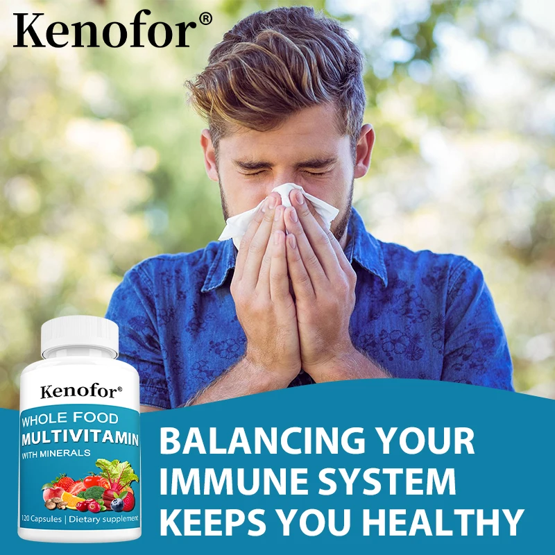 Multivitamin Capsules, Antioxidant, Skin Repair, Liver Health, Improvement of Anemia and Vitamin Deficiency, Support Energy - Image 2