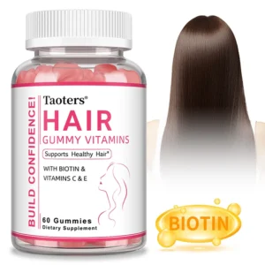 Hair Gummy Vitamins - with Biotin - Promotes Healthy Hair Growth,non GMO, 60 Gummies