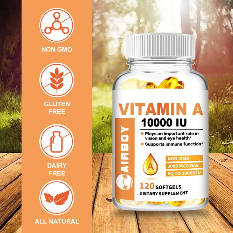 Vitamin A Capsules 3000mcg - Supports Healthy Vision & Immune System - Non GMO - Image 4